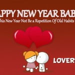 Happy New year wishes for lovers